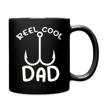Reel Cool Papa Partenaire de pêche Papa Plan de retraite - Mug uni - noir - Droite