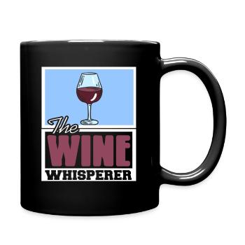 Wine Whisperer - Full Colour Mug - black - Right