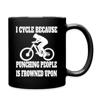 Cycling Mountain Bike Cycling Cycling Tour - Full Colour Mug - black - Right