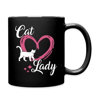 Chats Lady Cats Mama Cats Cadeau Miaou - Mug uni - noir - Droite