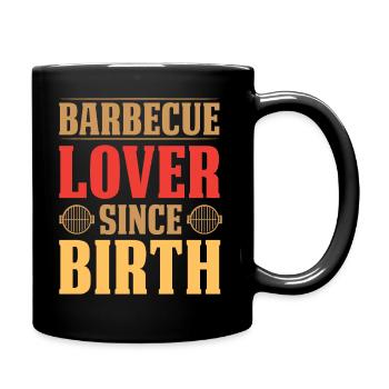 Grill lovers since birth – Grilling - Full Colour Mug - black - Right