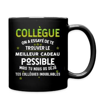 Collègue Cadeau Des Collègues Inoubliables - Mug uni - noir - Droite