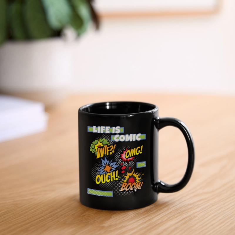 Comic, Comic-Strips, lustiger Spruch Comicstyle Tasse einfarbig