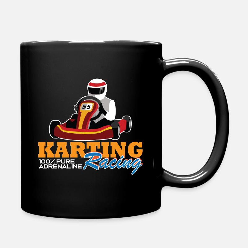 Gokart Kart - Tasse einfarbig - Schwarz