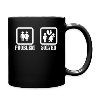 Witziges Scheidungsgeschenk Sarkastische Scheidung - Tasse einfarbig - Schwarz - Rechts