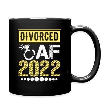 Witziges Scheidungsgeschenk Sarkastische Scheidung - Tasse einfarbig - Schwarz - Rechts
