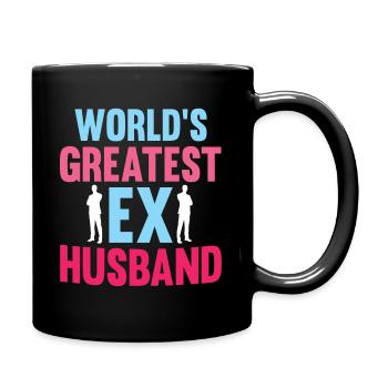 Witziges Scheidungsgeschenk Sarkastische Scheidung - Tasse einfarbig - Schwarz - Rechts