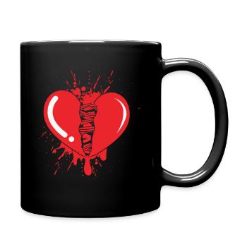 Witziges Scheidungsgeschenk Sarkastische Scheidung - Tasse einfarbig - Schwarz - Rechts