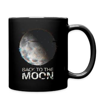 Retour sur la Lune - Mug uni - noir - Droite