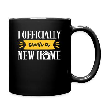 Neuer Hausbesitzer Einweihung Offizielle - Tasse einfarbig - Schwarz - Rechts