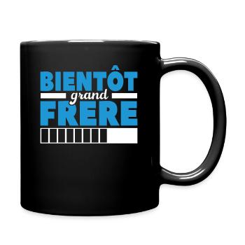 Bientôt Grand-frère - Mug uni - noir - Droite