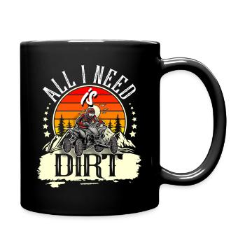 Quad VTT Tout-terrain Quad Riders - Mug uni - noir - Droite