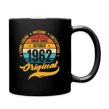 Rétro 60 ans Octobre 1962 Anniversaire Vintage - Mug uni - noir - Droite