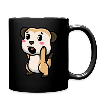 Suricates Amoureux des animaux Amateurs de suricates - Mug uni - noir - Droite