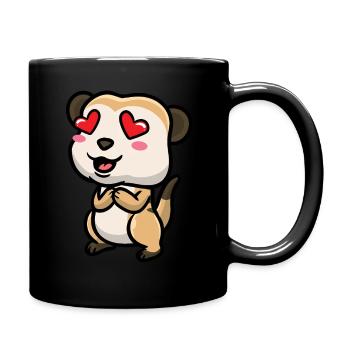 Suricates Amoureux des animaux Amateurs de suricates - Mug uni - noir - Droite