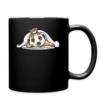 Sleeping Nap Meerkats - Full Colour Mug - black - Right