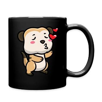 Suricates Amoureux des animaux Amateurs de suricates - Mug uni - noir - Droite