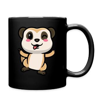 Suricates Amoureux des animaux Amateurs de suricates - Mug uni - noir - Droite
