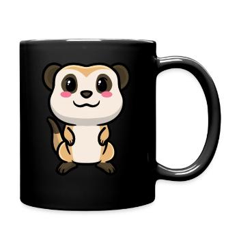 Suricates Amoureux des animaux Amateurs de suricates - Mug uni - noir - Droite