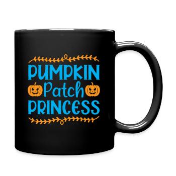 Pumpkin patch princess - halloween humor - Full Colour Mug - black - Right