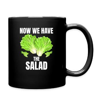 Now We Have The Salad Denglish - Full Colour Mug - black - Right