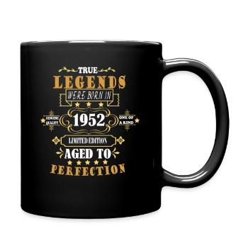 Né en 1952 Legends Cadeau d’anniversaire - Mug uni - noir - Droite