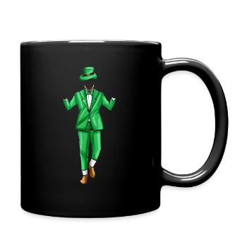 Mens Dress for St. Patricks Day - Tasse einfarbig - Schwarz - Rechts