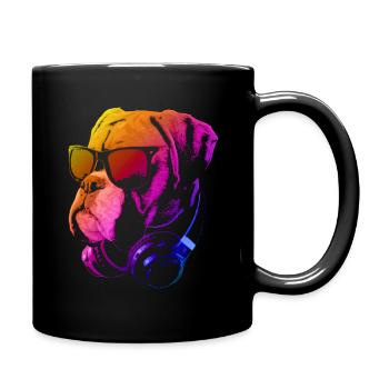 DJ Bulldog Red - Mug uni - noir - Droite