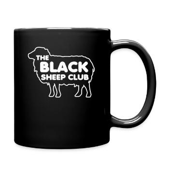 La drôle de famille sarcastique du Black Sheep Club - Mug uni - noir - Droite