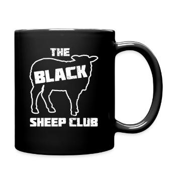 La drôle de famille sarcastique du Black Sheep Club - Mug uni - noir - Droite