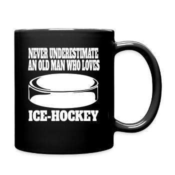 Sports d’hiver Hockey sur glace Hockey sur glace Cadeau d’équipe de hockey sur glace - Mug uni - noir - Droite