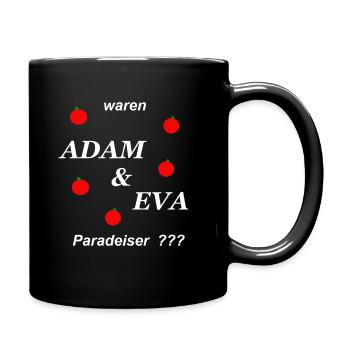 griawigs österreicher leiberl - Tasse einfarbig - Schwarz - Rechts