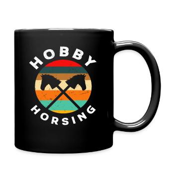 Rétro Hobby Horse Hobby Horsing - Mug uni - noir - Droite