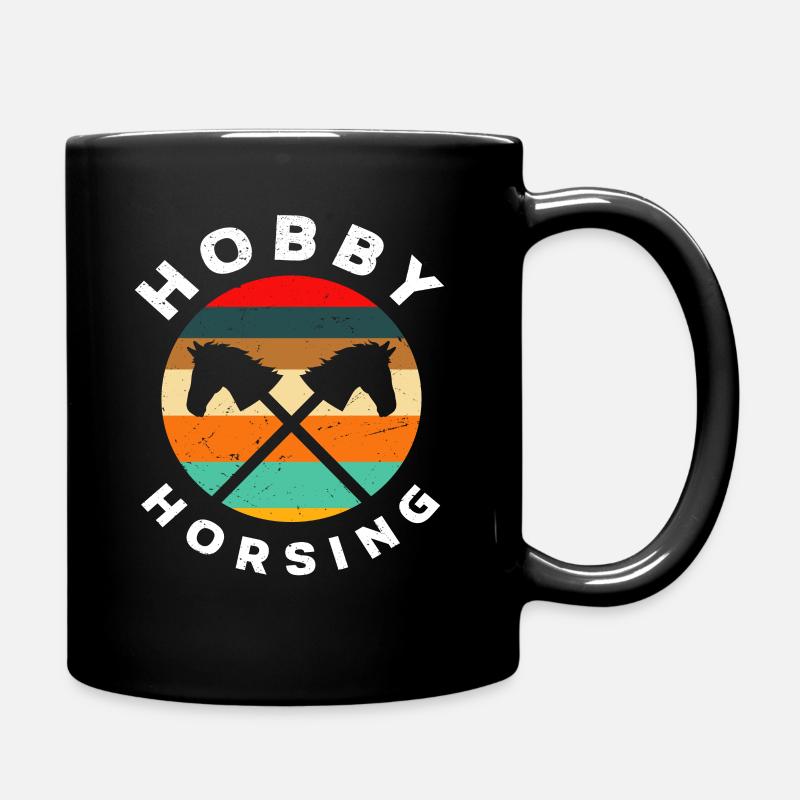 Rétro Hobby Horse Hobby Horsing - Mug uni - noir