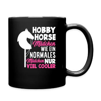 Hobby Horse Hobby Horsing Girls - Mug uni - noir - Droite