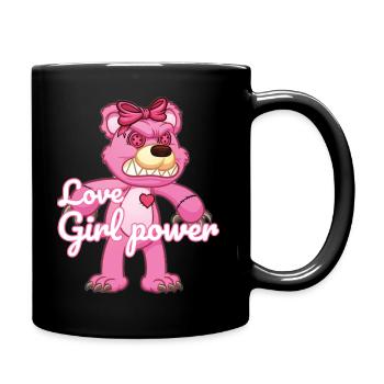 Vêtements femme girl power - Mug uni - noir - Droite