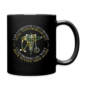 Zertifizierte Krankenpflegeschwester - Tasse einfarbig - Schwarz - Rechts