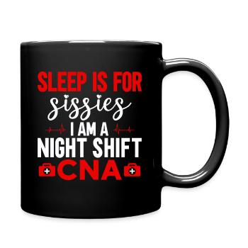 Soins de santé Travail de nuit Cna - Mug uni - noir - Droite