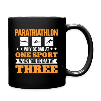 Paratriathlon, pourquoi mauvais dans un sport - Mug uni - noir - Droite