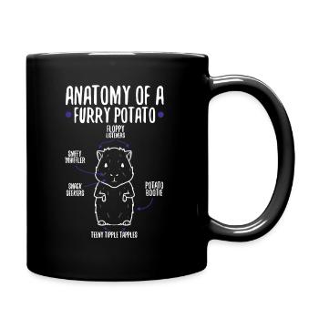 Anatomy Of A Furry Potato - Tasse einfarbig - Schwarz - Rechts