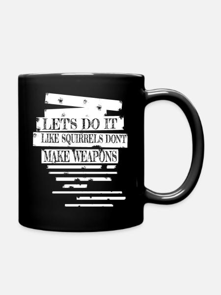 birthday present idea peace movement - Tasse einfarbig - Schwarz