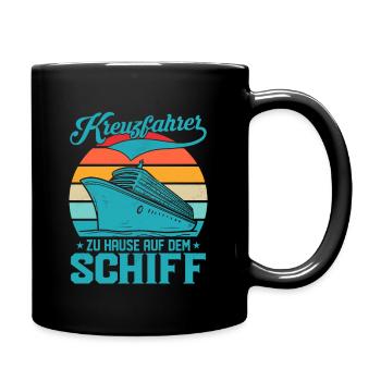 Croisés à la maison sur le navire Croisière Votre - Mug uni - noir - Droite
