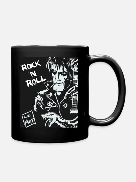 Rock n Roll - Tasse einfarbig - Schwarz