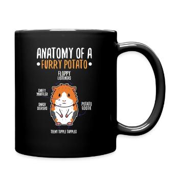 Anatomy Of A Furry Potato - Tasse einfarbig - Schwarz - Rechts