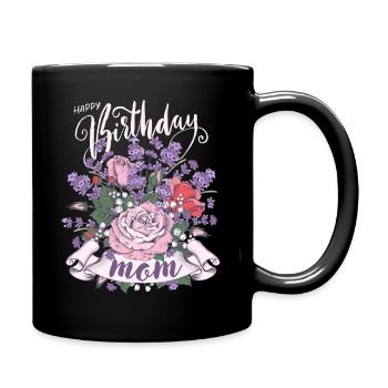 Anniversaire Joyeux-Anniversaire-Maman Maman-Maman-Maman - Mug uni - noir - Droite