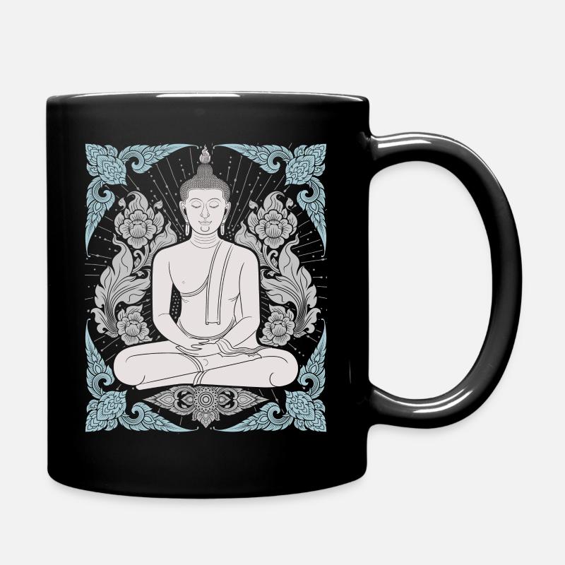 Buddhismus Thai-Buddha Meditation-Buddha Thailand - Tasse einfarbig - Schwarz