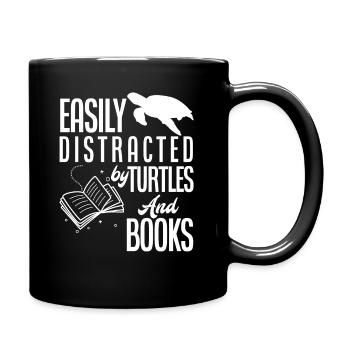 Tortues Livres Tortue - Mug uni - noir - Droite