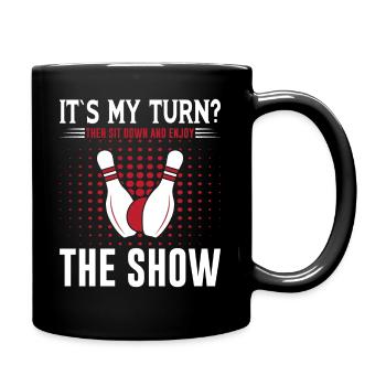 Bowling - Tasse einfarbig - Schwarz - Rechts