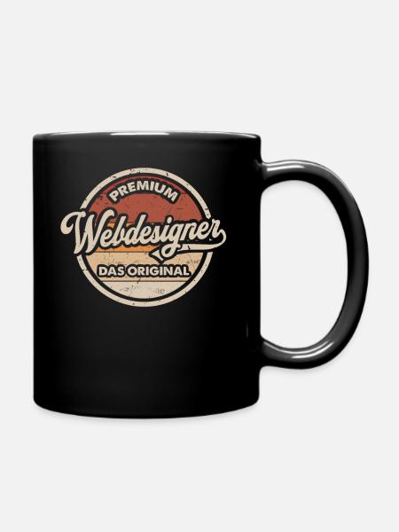 Webdesigner Original Lustiges Webdesign - Tasse einfarbig - Schwarz