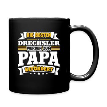 Drechsler - Tasse einfarbig - Schwarz - Rechts